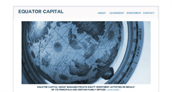 Desktop Screenshot of equatorcapital.com
